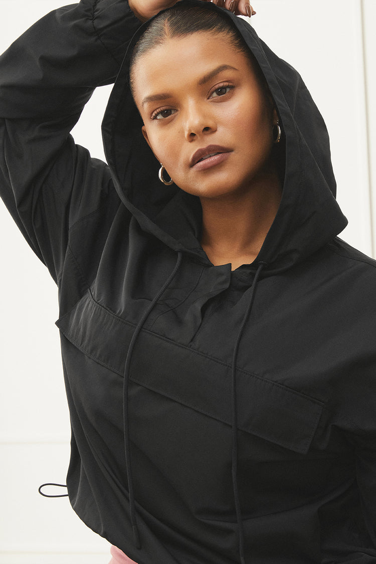 Yoga Basic Drawstring Hooded Sports Sweatshirt