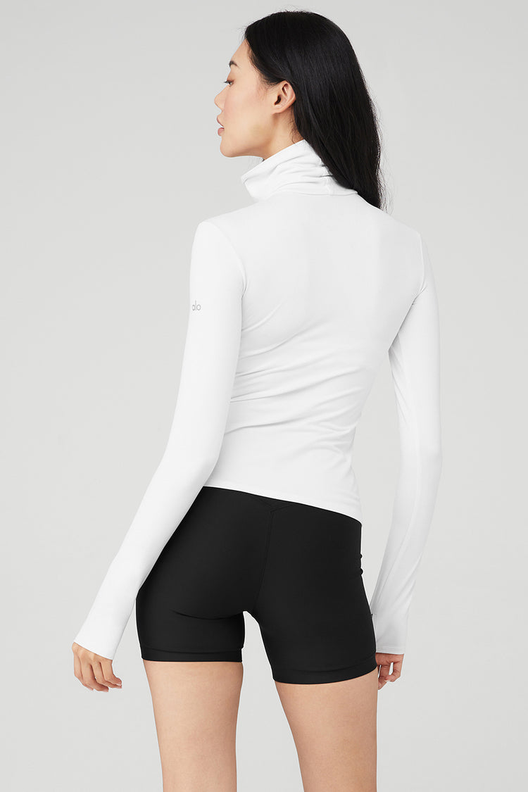 Alosoft Ribbed Show Stopper Long Sleeve Top - Black in 2023