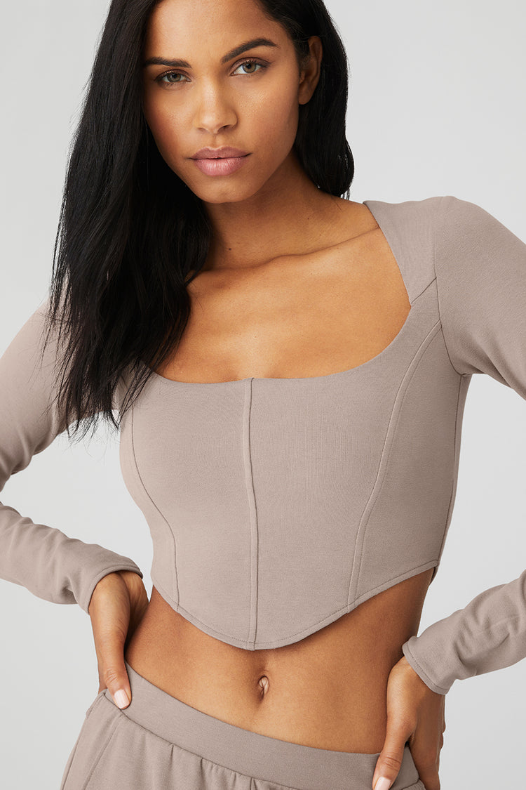 Soft Sculpt Long Sleeve - Taupe