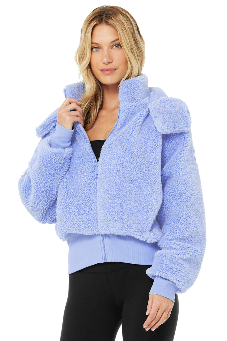 alo yoga foxy sherpa jacket xs