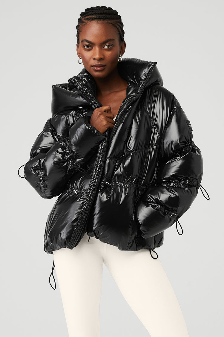 Stunner Puffer Jacket - Black - Black / XXS