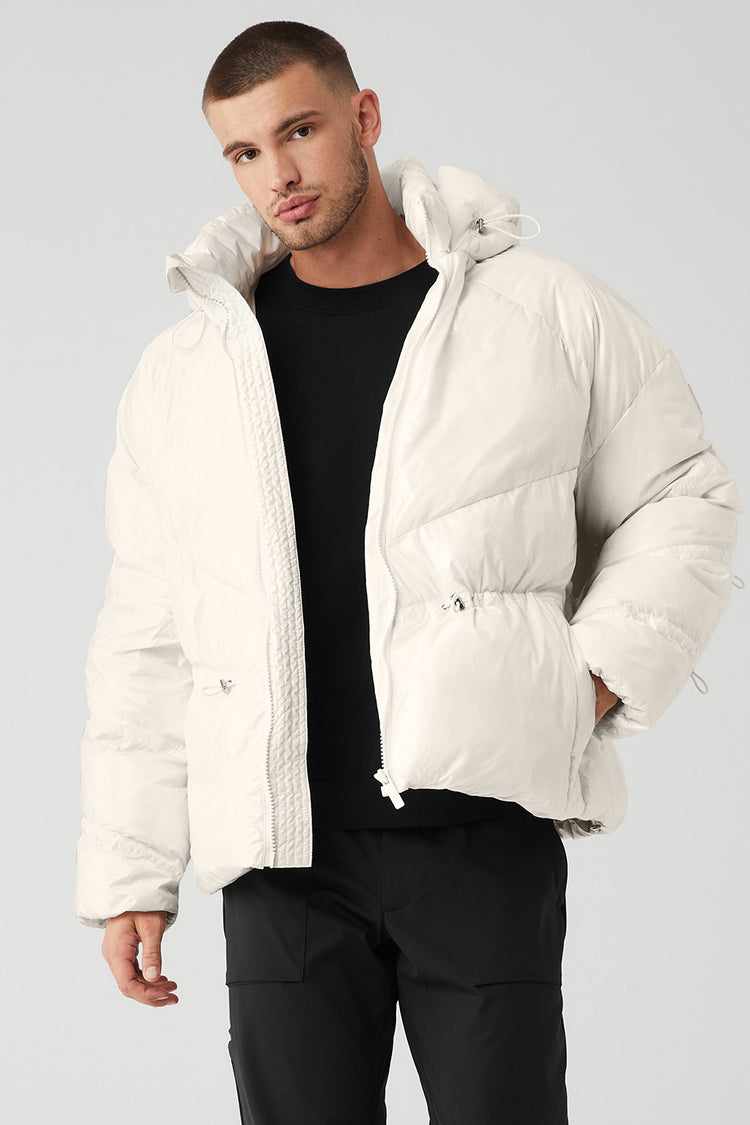 Marc New York Men's Huxley Crinkle Down Jacket with Removable Hood - Macy's