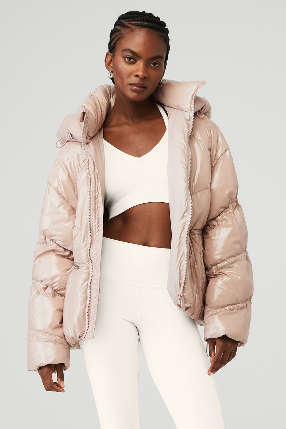 Aspen Love Puffer Jacket - Ivory  Puffer jackets, Aspen outfit winter, Alo  yoga