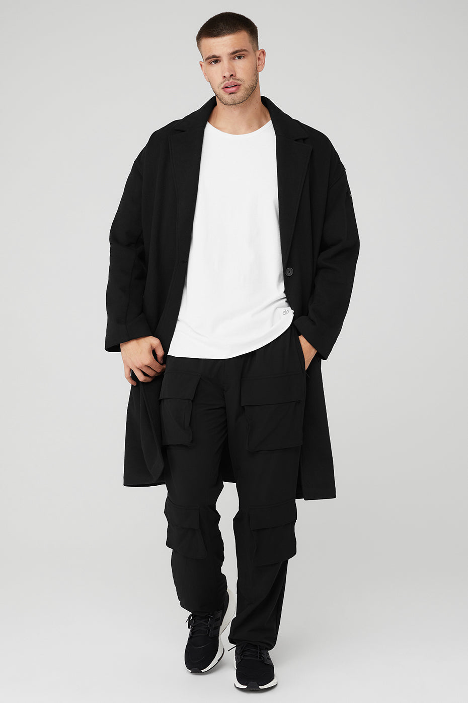 Alo Yoga®  Winter Wool Vendome Long Corset Coat in Black, Size: Medium -  Yahoo Shopping