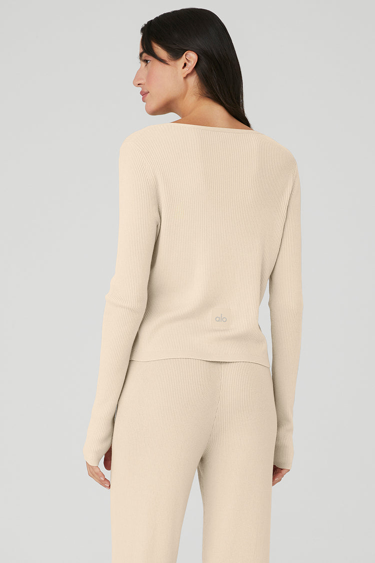 Cover Long Sleeve Top - Toasted Almond