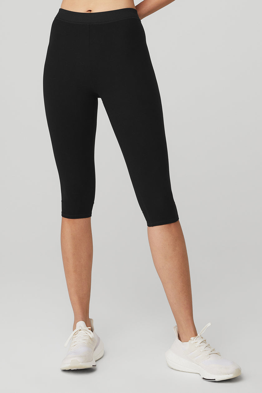 Zpanxa Capris for Women Casual Summer High Waisted Workout Yoga Pants  Lightweight Knee Length Capri Leggings with Pockets Gray XL 