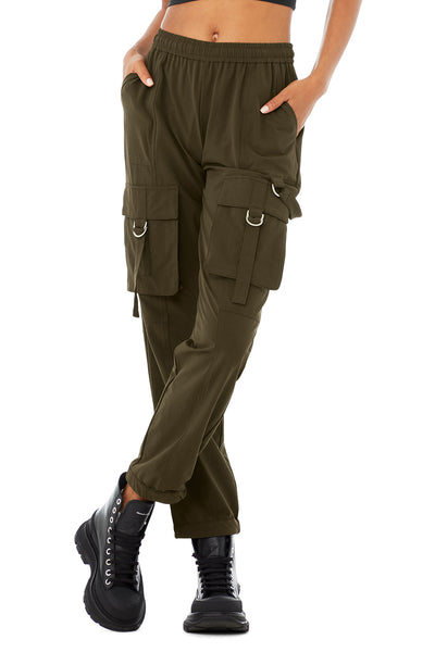 Alo Yoga - High-Waist City Wise Cargo Pant - Dark Olive