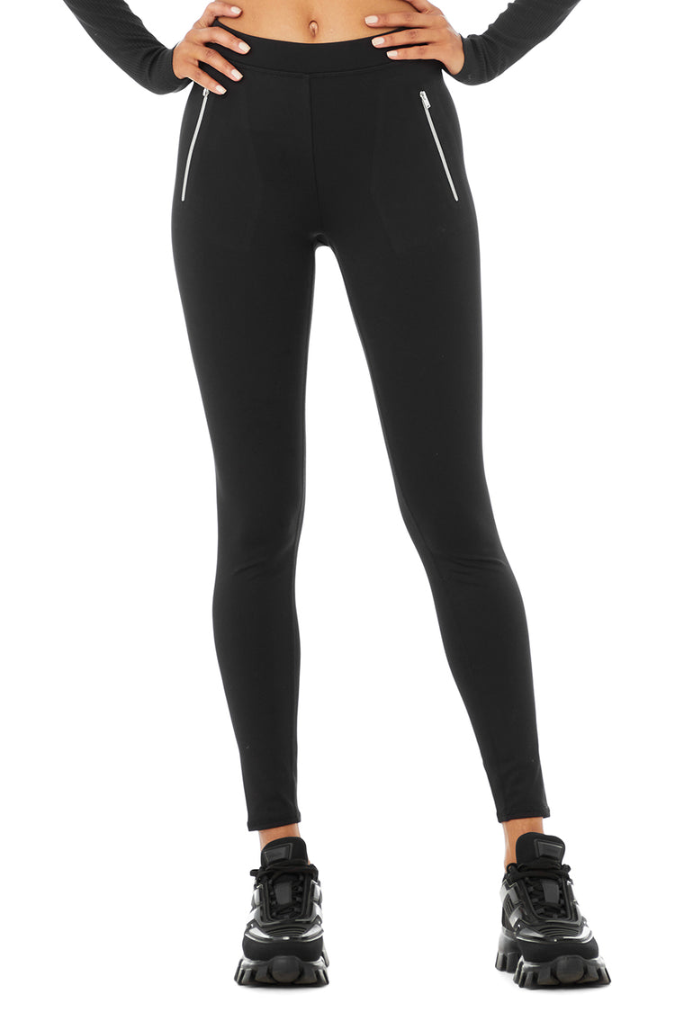 Asquith High Waisted Leggings Black: Small - PLAISIRS - Wellbeing