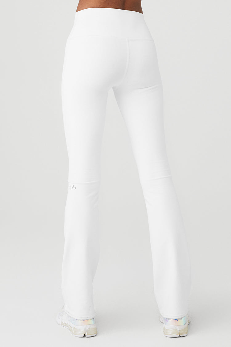 Mlqidk Womens Bootcut Yoga Pants Leggings High Waisted Tummy Control Yoga  Flare Pants White L 