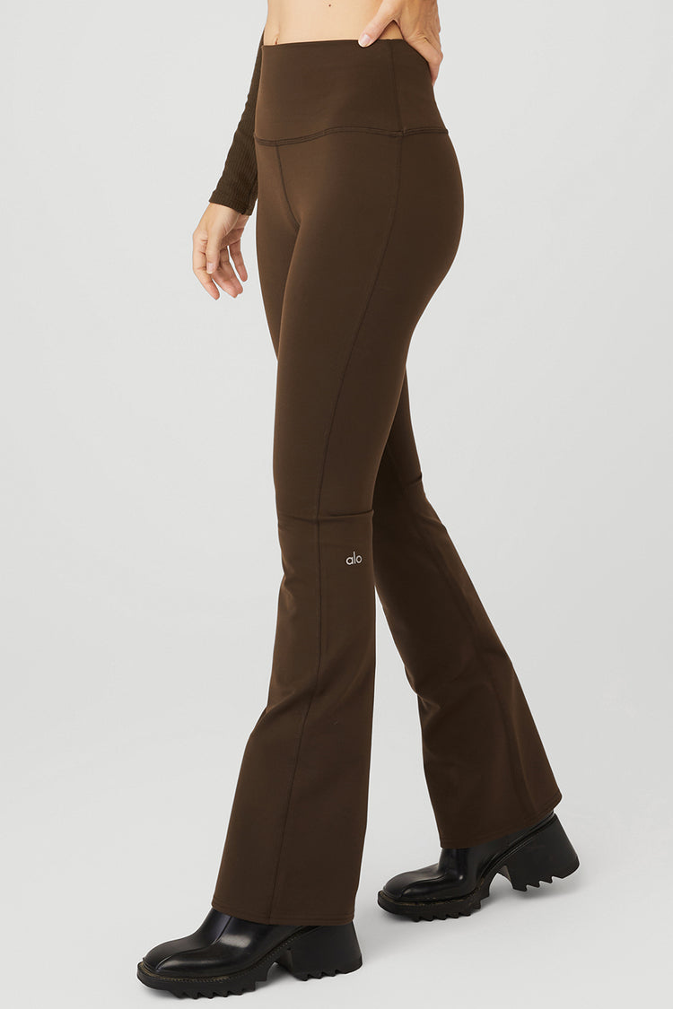 Airbrush High-Waist Bootcut Legging - Espresso | Alo Yoga