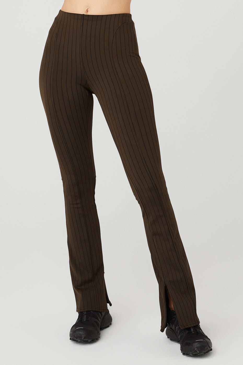 Alo Yoga High Waist 7/8 Zip It Flare Legging in Espresso Brown Size XS -  $101 (26% Off Retail) New With Tags - From Kathy