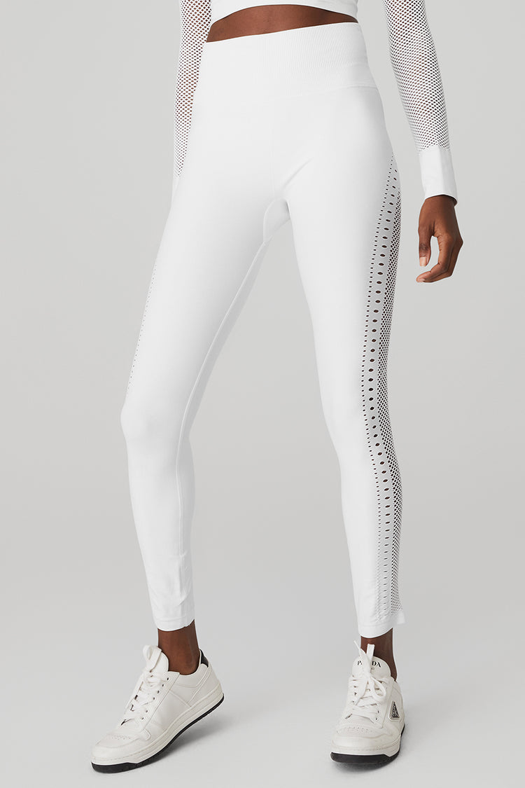 Cargo Power Leggings - White