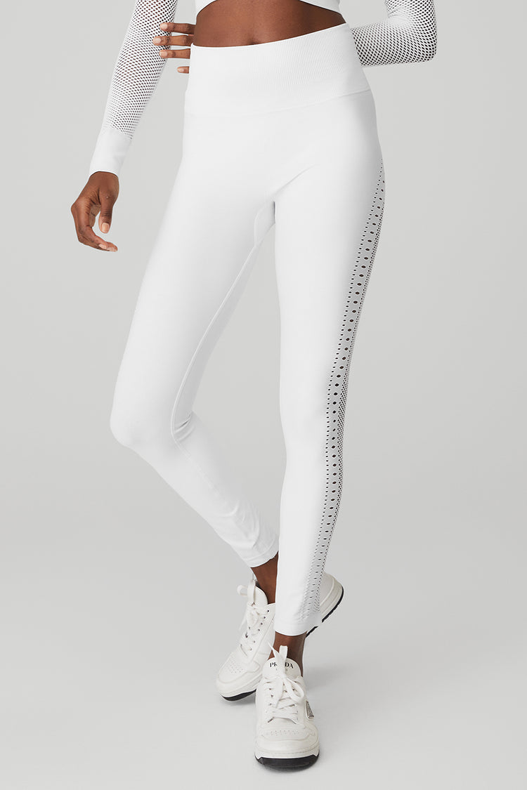 Womens Super Low Rise Leggings in Optic White