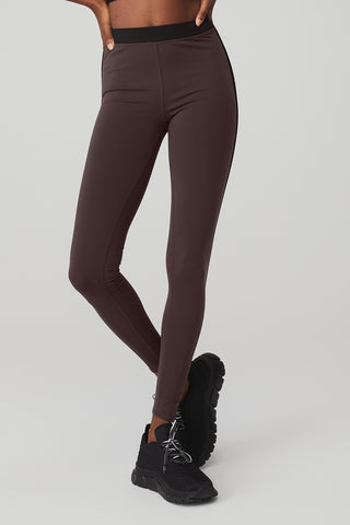 Alo Yoga - SHOP THIS LOOK: ON LEFT: Air Tank, Charcoal Heather:   Airbrush Legging, Chakra:   MIDDLE: Air Tank,  White