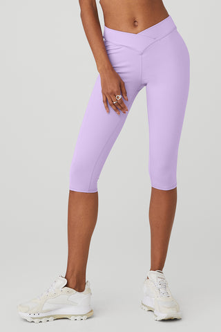 Alo Yoga West Coast Purple Juneberry Stirrup Leggings Women's