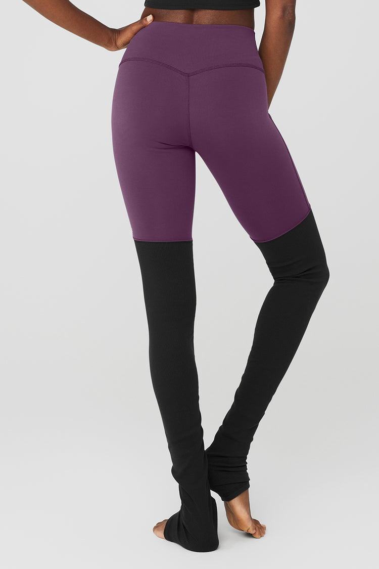 Alo Yoga High-waist Airbrush Legging In Smoky Quartz