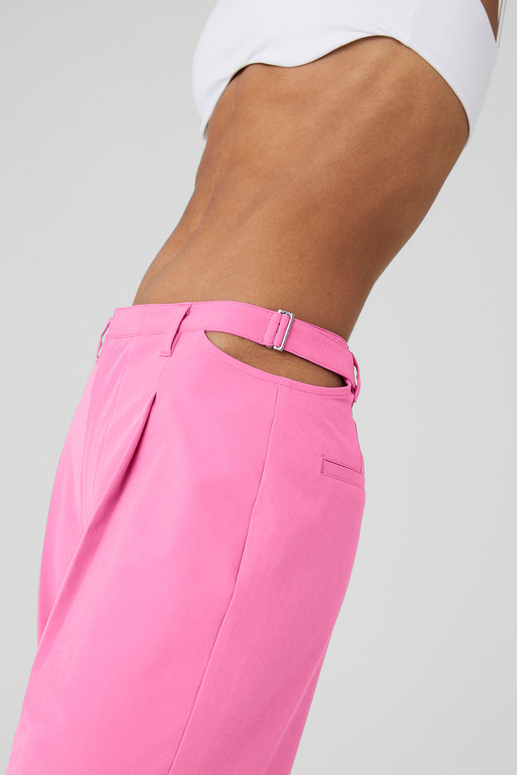 Buy Regular Fit Men Trousers Pink Poly Cotton Blend for Best Price,  Reviews, Free Shipping