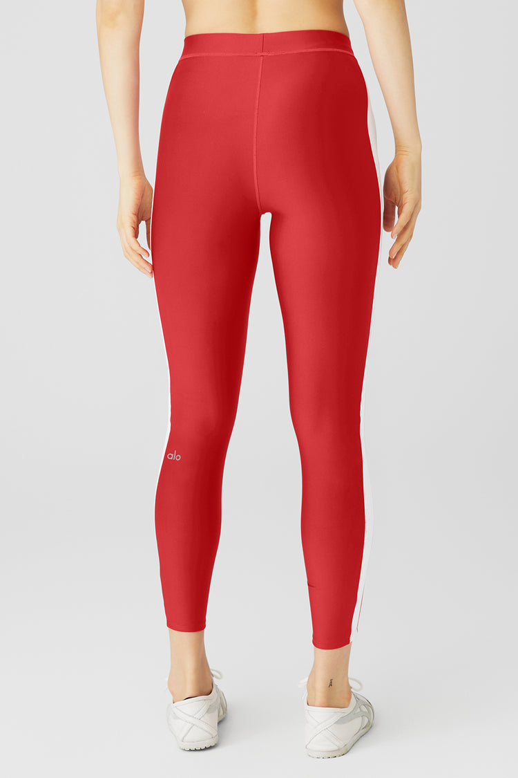 ALO Yoga, Pants & Jumpsuits, Womens Alo Yoga Red 78 High Waist Airbrush  Leggings Size Xxs