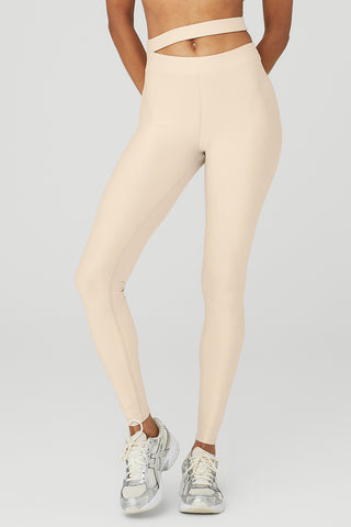 Seamless Luxe Terry High-Waist Cuddle Legging - Cherry Cola