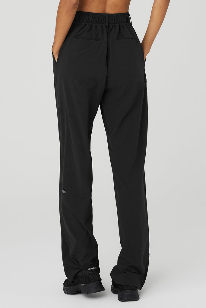 High-Waist Dreamscape Trouser - Black | Alo Yoga