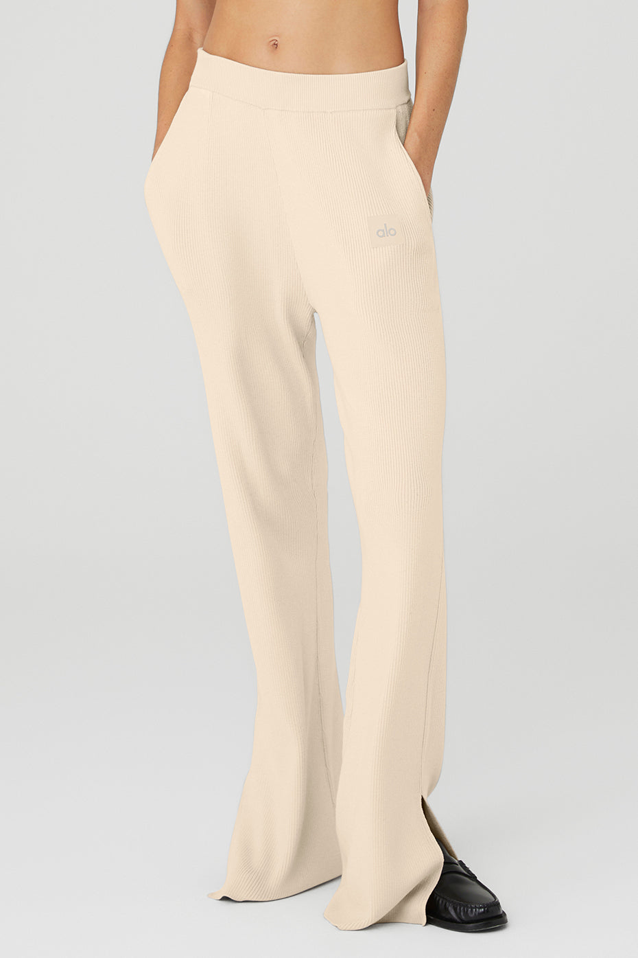 Alosoft High-Waist Head Start Legging - Toasted Almond - Toasted Almond /  XXS