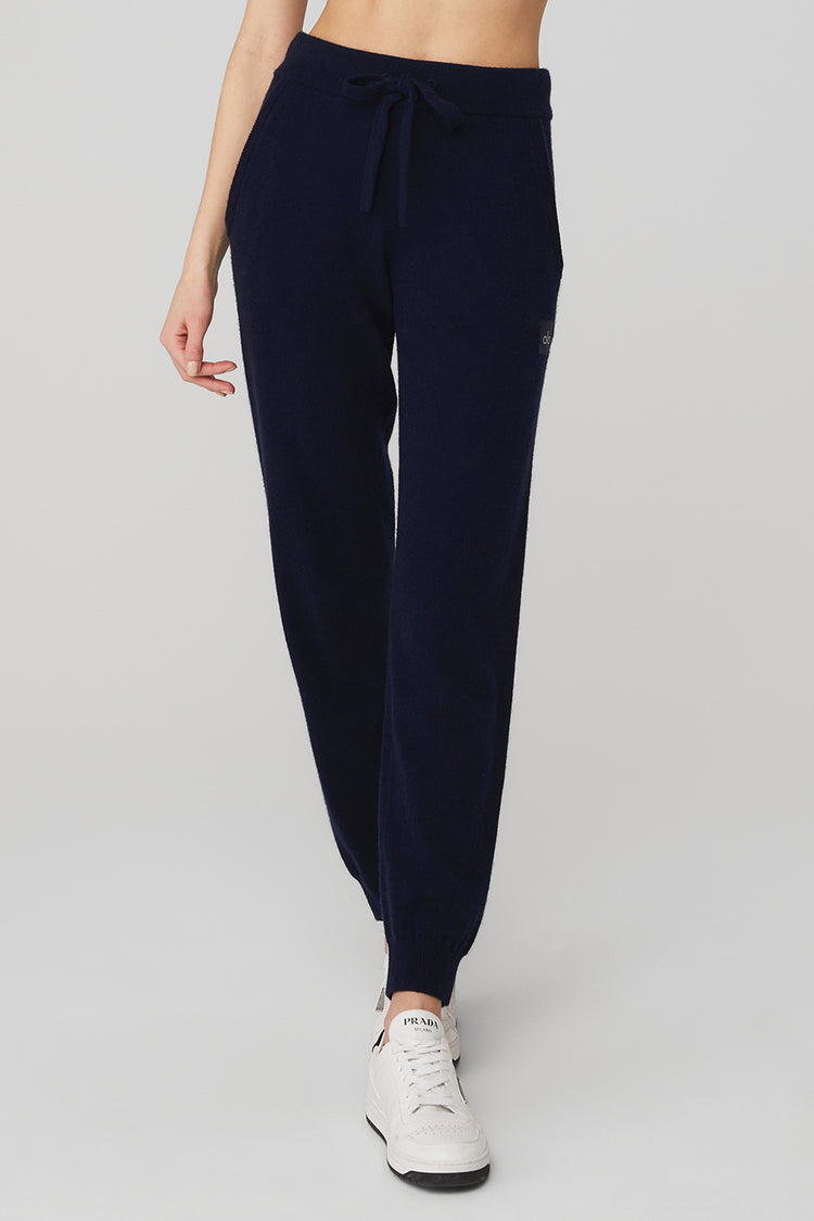 Women Luxury High-Waist Cashmere Sweatpants