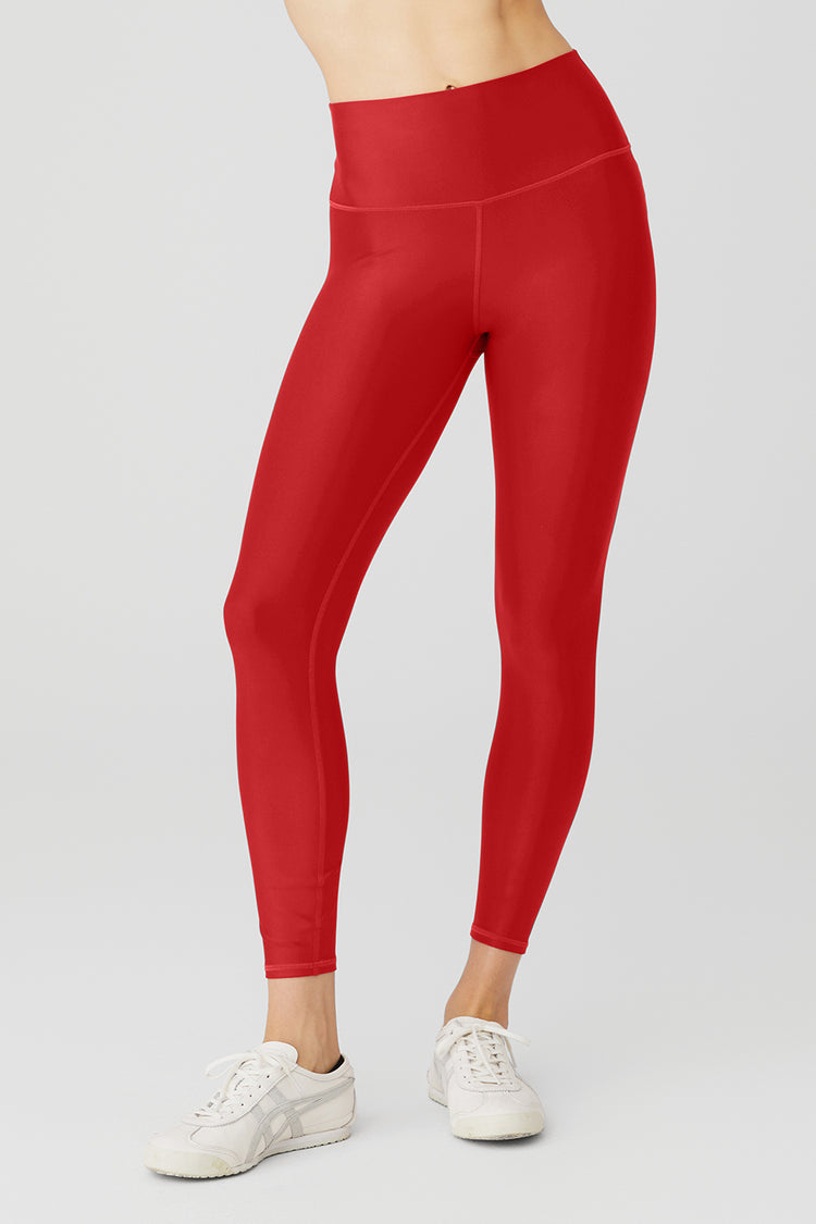 alo High Waisted Airlift Legging in Espresso