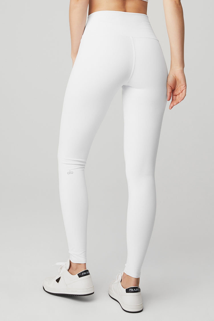 White Alo Leggings- High waisted ripped warrior for Sale in