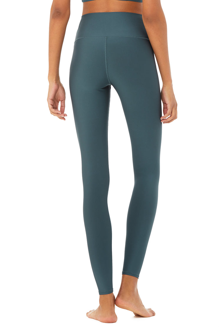 alo yoga blue leggings