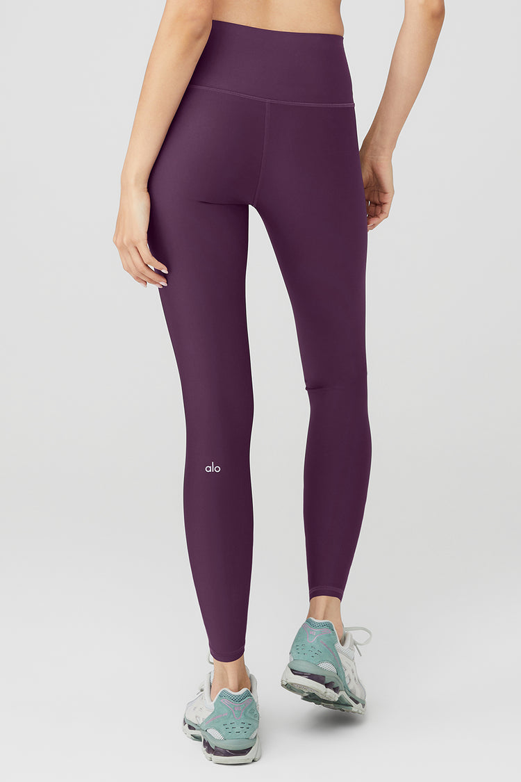 High-Waist Airlift Legging - Dark Plum