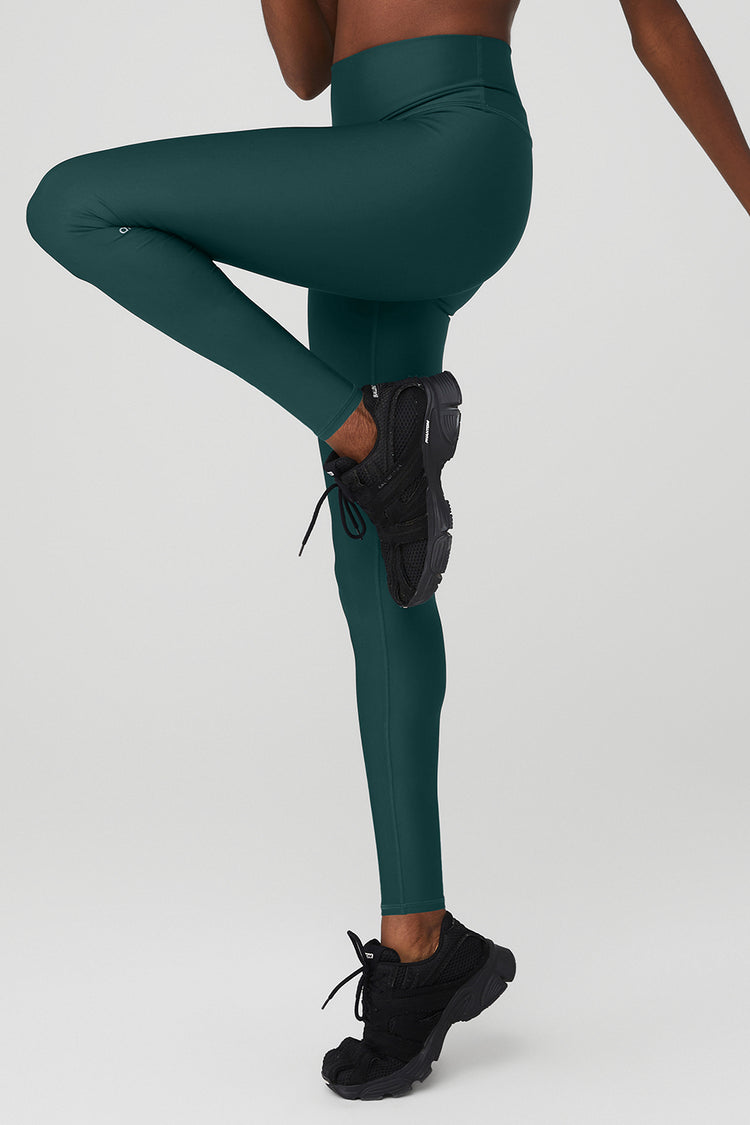 New Leggings Capri Girls High Waist No Panties Jogger Lulu Yoga-Pants Yoga  Pants with Pockets Tummy Control (Navy, 12)