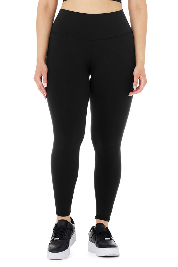 Alo Yoga 7/8 High-Waist Airbrush Legging- French Vanilla – Move Athleisure