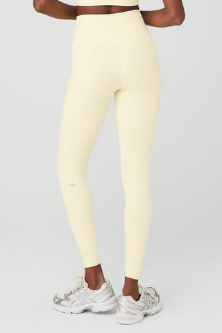 Alo Yoga Luminous Leggings white mesh side details sz XS rn#87370 Perfect