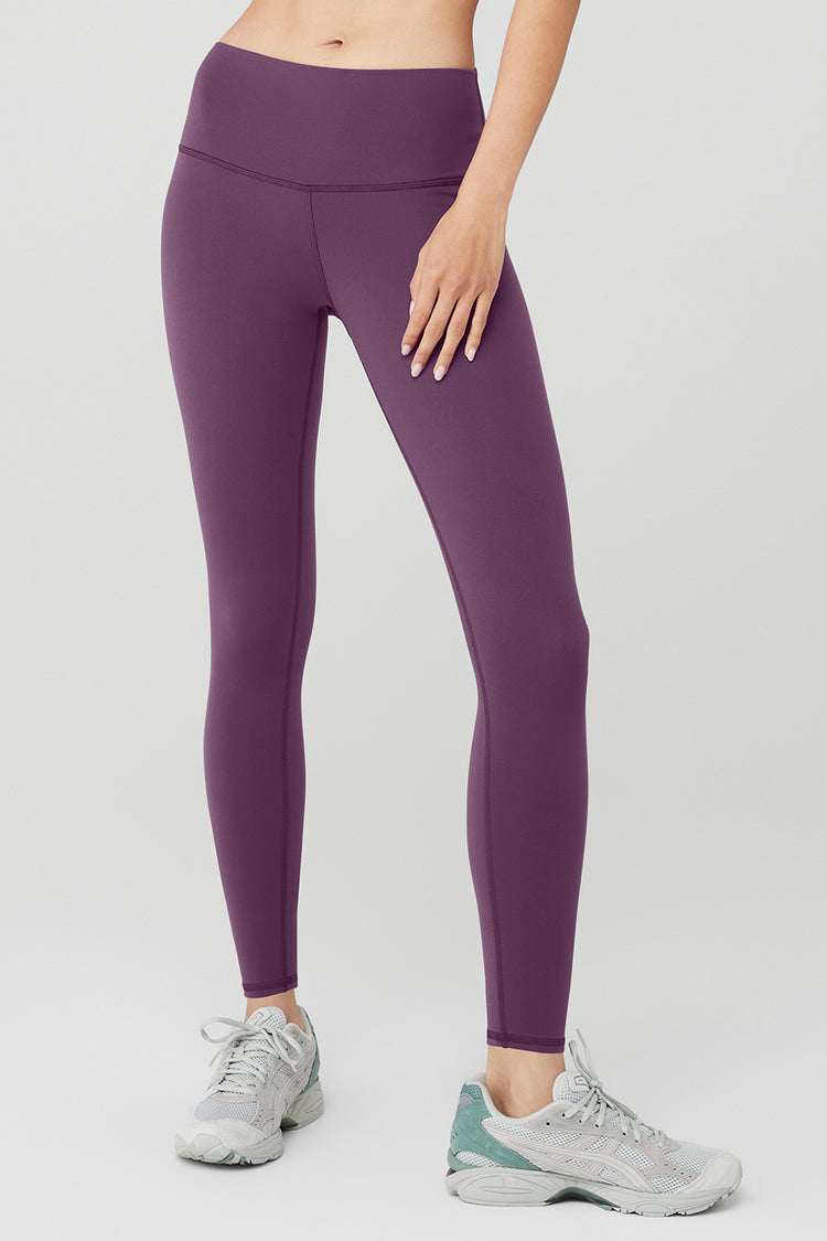 High waist Shaping tights - Dark plum purple - Ladies