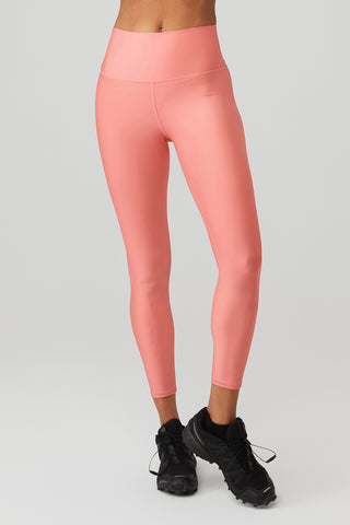 Buy Alo Yoga® 7/8 High-waist Checkpoint Legging - Peachy Glow At 40% Off