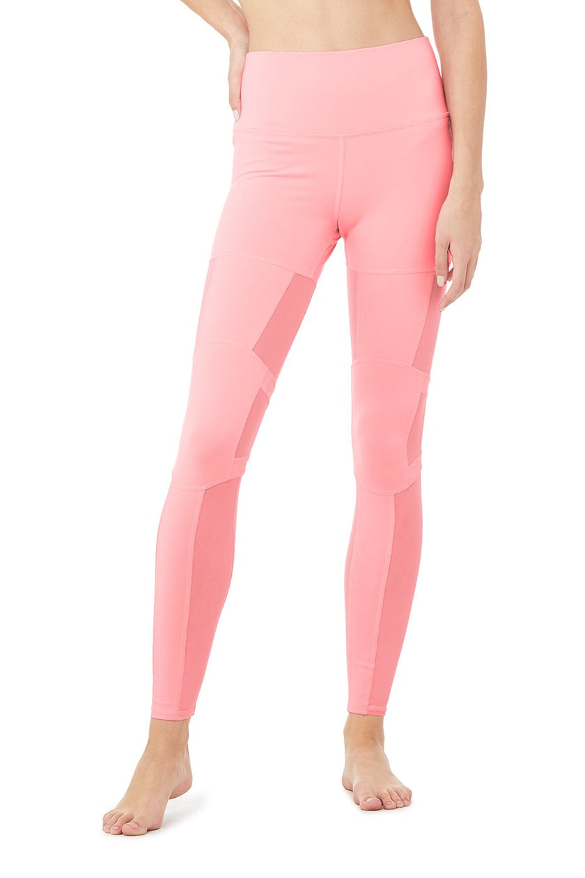 alo yoga pink leggings