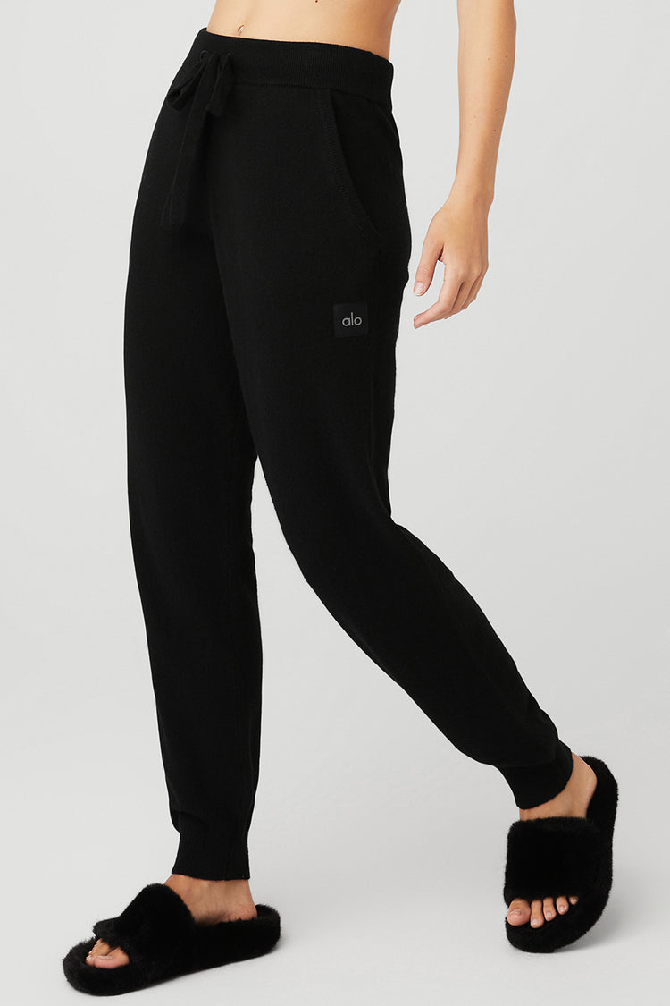 Alo Yoga Revive Pant Women's Stretch Jersey Joggers Casual Loungewear sz  Medium