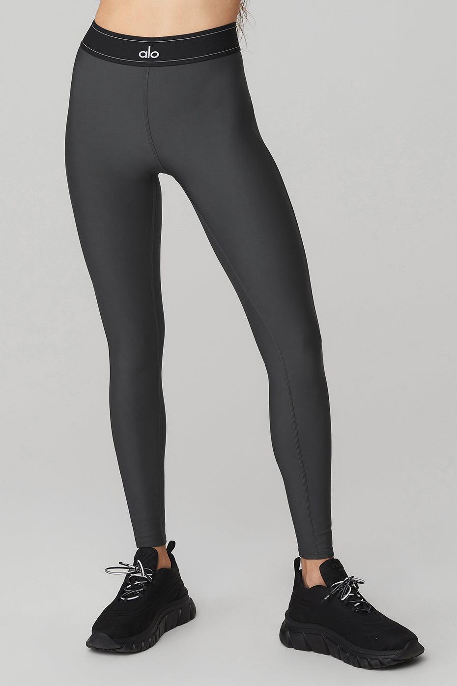 Gray Warm Airlift Leggings by Alo on Sale