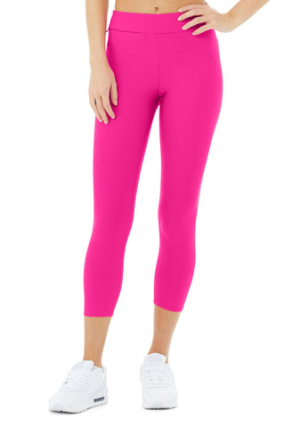 Alo Yoga XXS Alosoft High-Waist 7/8 Highlight Legging - Neon Pink Heat –  Soulcielite