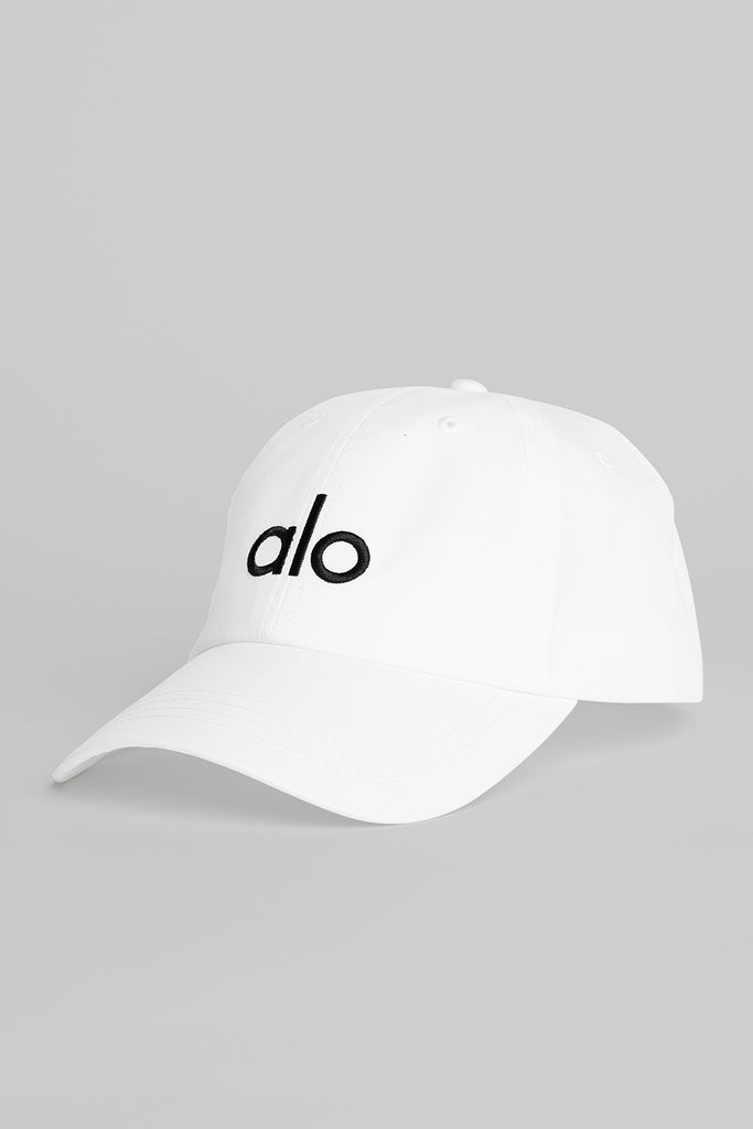 Off-Duty Cap - Bright White/Black | Alo Yoga