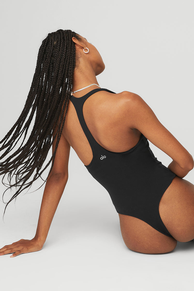 ALO YOGA Sleek Back stretch thong bodysuit