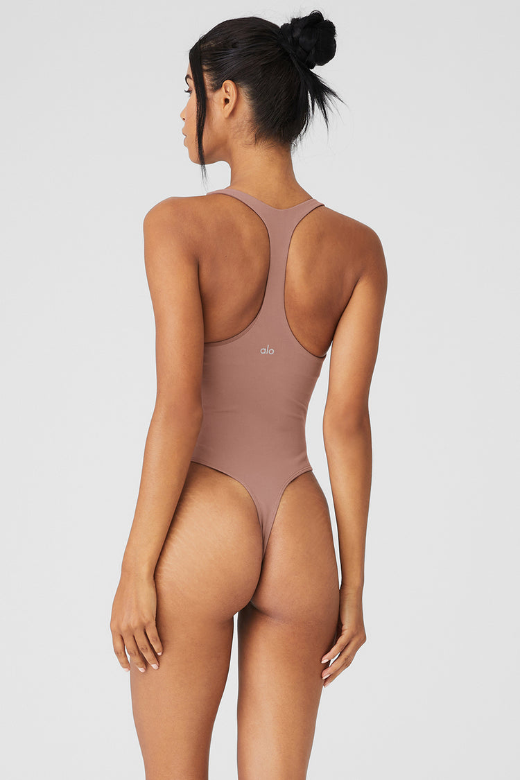 Rebel Racerback Leggings Bodysuit - Ash - CUTFITWEAR