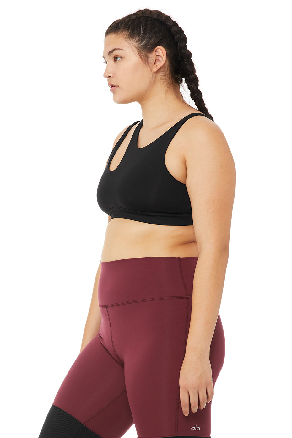 alo yoga peak bra