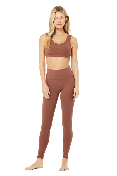 Alo Yoga Wellness Bra & High-Waist Airbrush Legging Set. 4