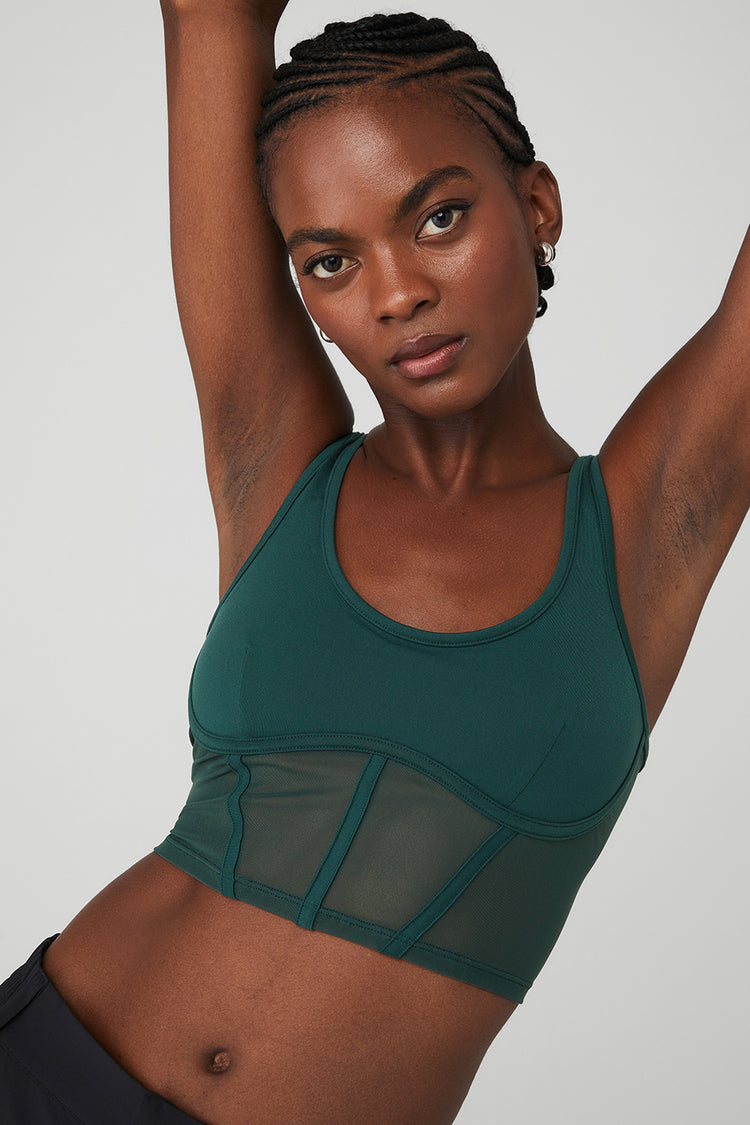 Airbrush Mesh Corset Tank curated on LTK