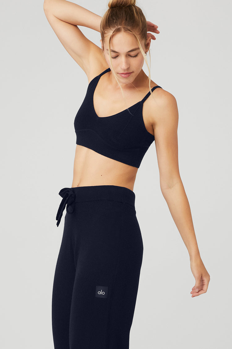 Alo Yoga® Airbrush Figure Short Sleeve Bra Top - Teal Agate