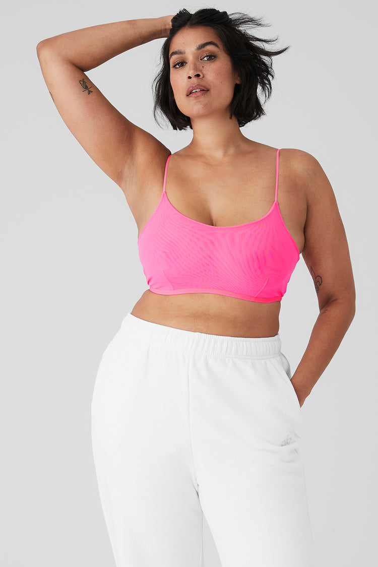 ALO Yoga, Intimates & Sleepwear, New Alo Yoga Real Bra Tank In Pink Lava  Size Large