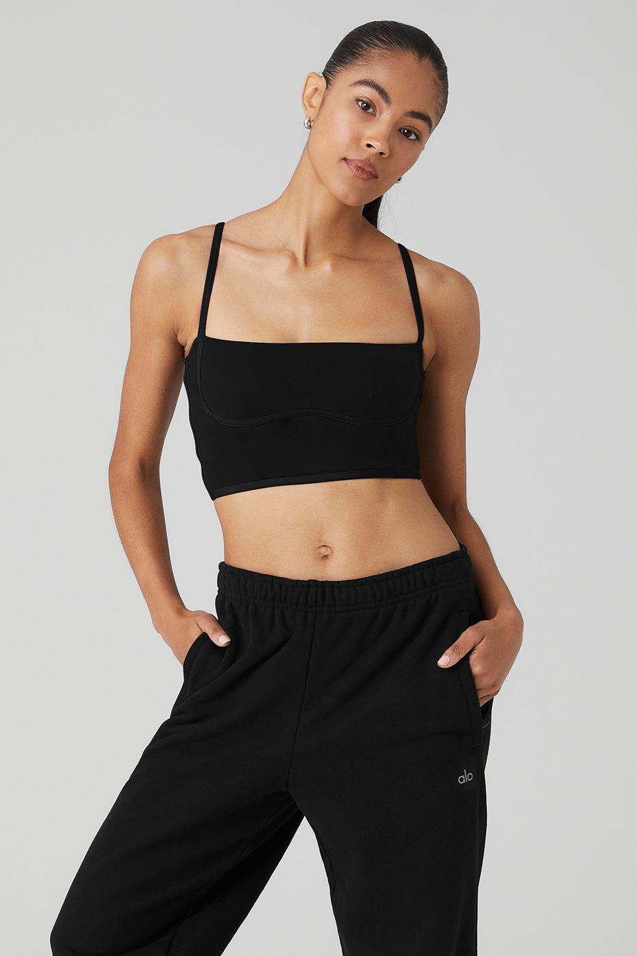 Alo Real Bra Tank & High-Waist Cargo Legging Set, 27 Cute Workout Clothes  to Grab When You're Bored of Basic Black Pieces
