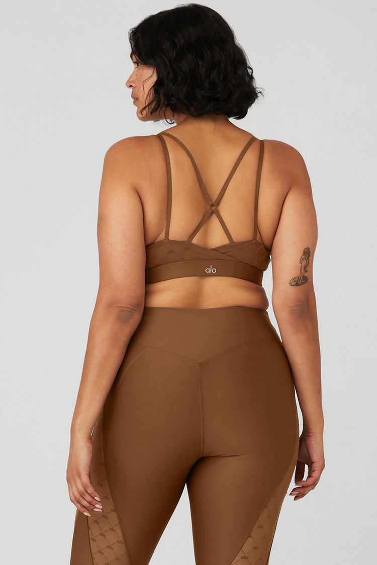 Airlift Mesh Celeste Bra - Cinnamon Brown