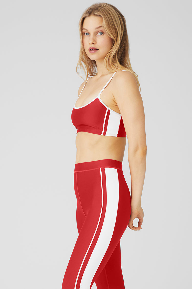 Airlift Car Club Bra - Classic Red/White - Classic Red/White / XS